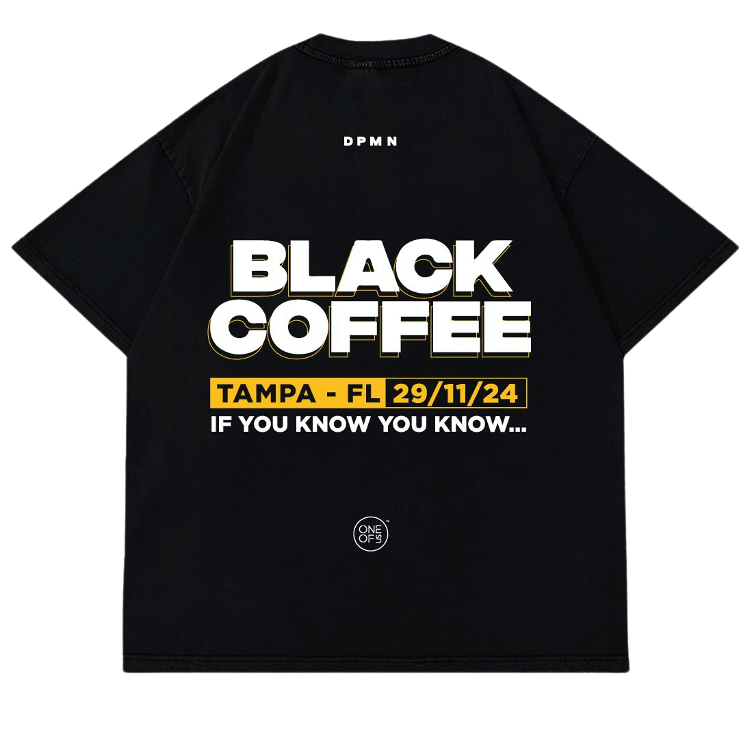 Black Coffee Tee (Oversized)