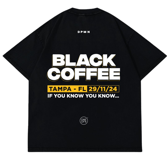 Black Coffee Tee (Oversized)